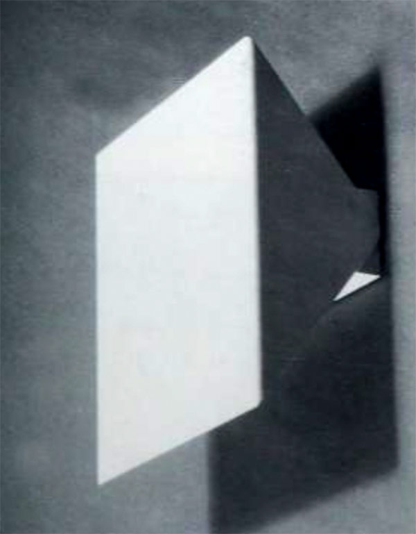Doria Wandleuchte Modell „Briz“ 1962.