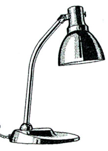701 Schreibtischleuchte, Entwurf: H. Bredendieck, 1929