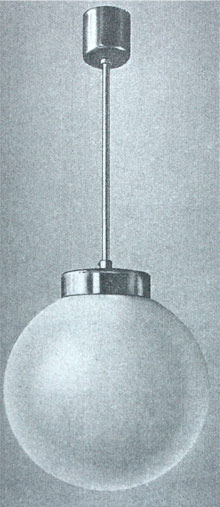 709 Kugelleuchte, Entwurf: H. Bredendieck, 1929