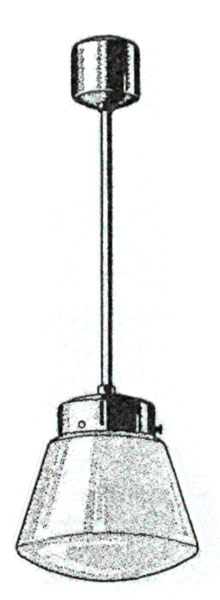 711 Pendelleuchte, Entwurf: H. Bredendieck, 1929