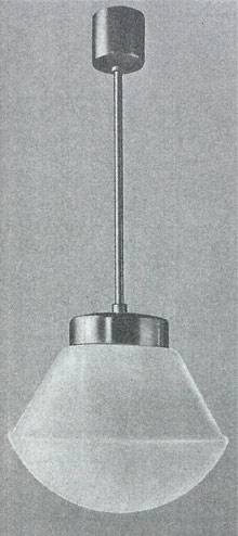 775 Pendelleuchte, Entwurf: H. Bredendieck, 1930