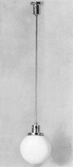 Deckenpendelleuchte, 1928, für Bünte & Remmler, Frankfurt