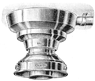 Vossloh Deckenfassung mit Zenith Marke von 1930.