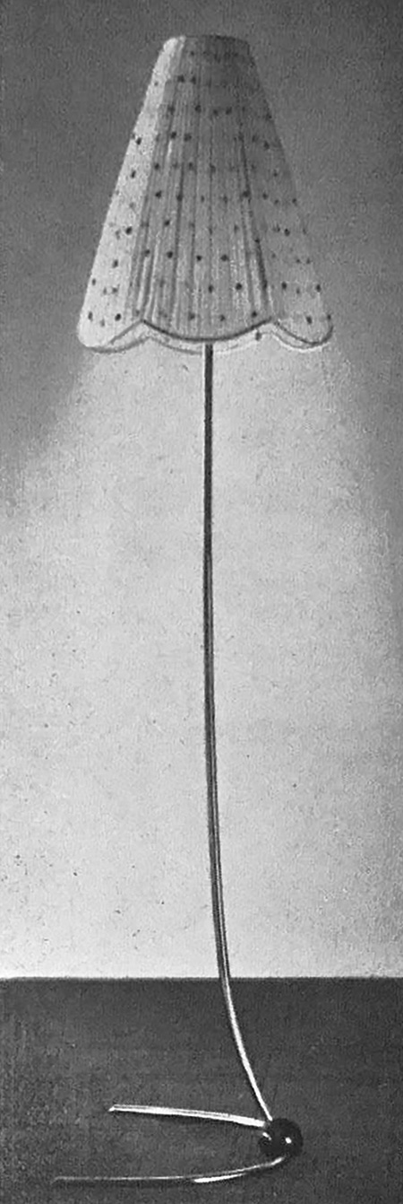 Hesse Leuchten Modell &bdquo;Contessa&ldquo; von 1956.