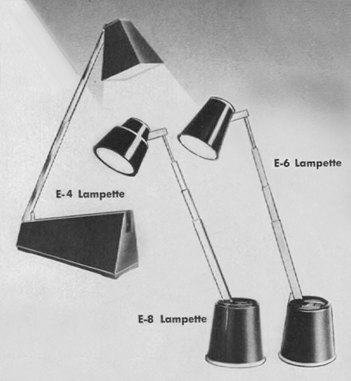 Modell E4, E6 und E8 von Amprobe 1966. 