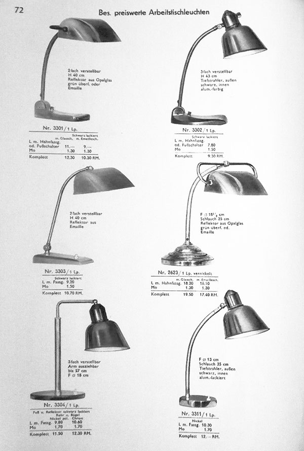 Wittig & Schwabe Seite aus Katalog Nr. 27.