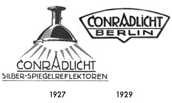 Franz R. Conrad Logo, Marken 1927 und 1929