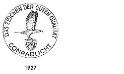 Franz R. Conrad Logo, Marke 1927