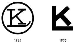 Leopold Kostal Logo, Marke 1935