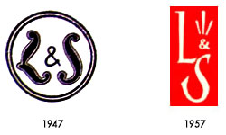 Gebr. Leclaire & Schäfer Logo, Marke 1947 und 1957