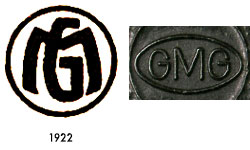 Gebrüder Merten GMG Logo, Marke 1922