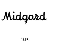 MIDGARD-Licht GmbH  Logo, Marke 1929