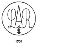 Riedinger Markenzeichen Logo Signet aus dem Jahr 1951