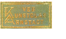 VEB Kunstglas Arnstadt, Logo, Marke